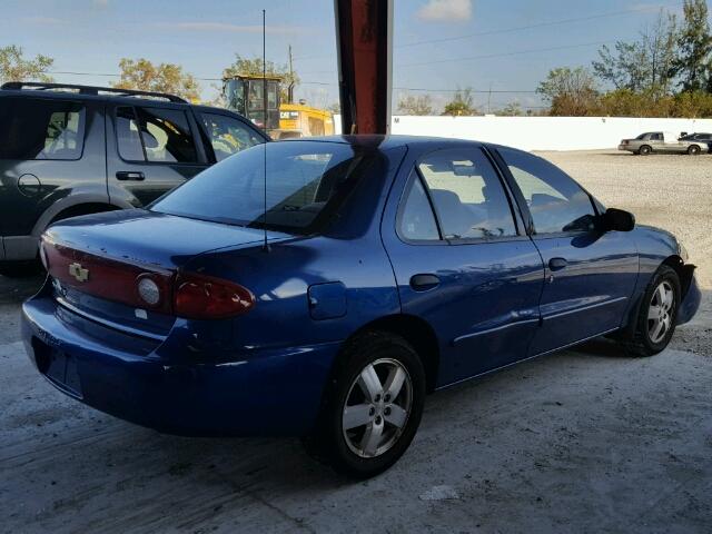 1G1JF52F057115853 - 2005 CHEVROLET CAVALIER BLUE photo 4