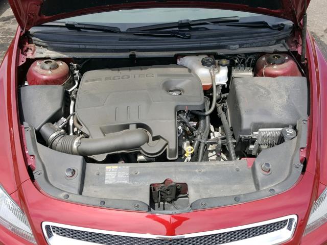 1G1ZC5E16BF269965 - 2011 CHEVROLET MALIBU 1LT წითელი ფოტო 7