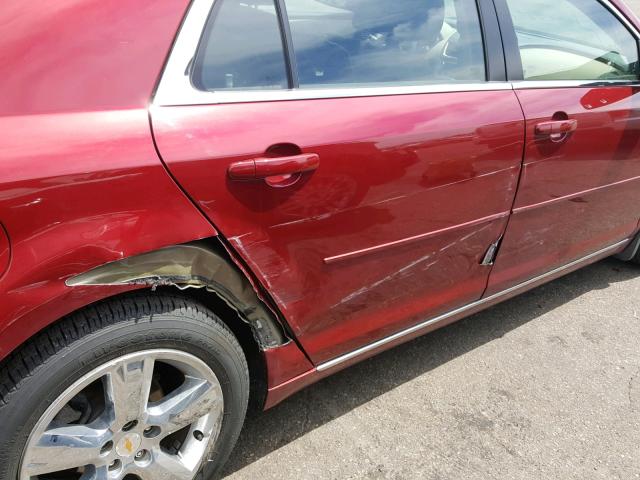 1G1ZC5E16BF269965 - 2011 CHEVROLET MALIBU 1LT წითელი ფოტო 9