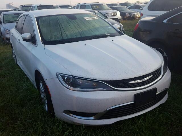 1C3CCCAB9FN726364 - 2015 CHRYSLER 200 LIMITE WHITE photo 1