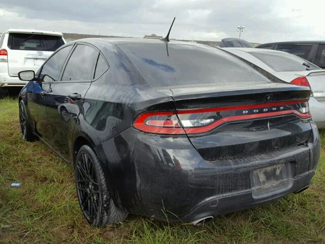 1C3CDFBH2DD151030 - 2013 DODGE DART BLACK photo 3