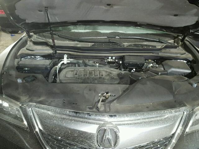 5FRYD3H23FB011369 - 2015 ACURA MDX GRAY photo 7