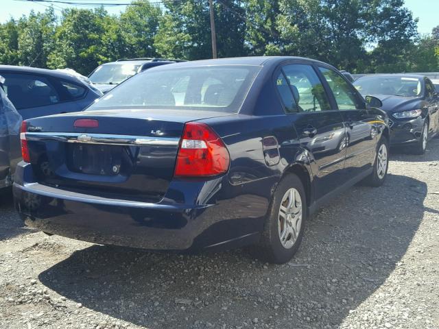 1G1ZS58F47F302673 - 2007 CHEVROLET MALIBU LS BLUE photo 4