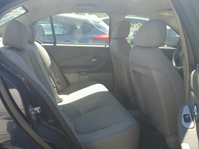 1G1ZS58F47F302673 - 2007 CHEVROLET MALIBU LS BLUE photo 6