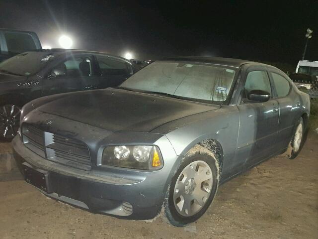 2B3KA43R07H671456 - 2007 DODGE CHARGER SILVER photo 2