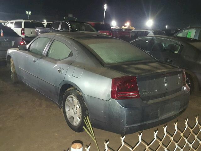 2B3KA43R07H671456 - 2007 DODGE CHARGER SILVER photo 3