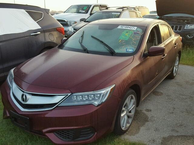 19UDE2F38GA024469 - 2016 ACURA ILX BASE MAROON photo 2