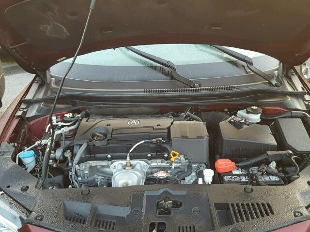 19UDE2F38GA024469 - 2016 ACURA ILX BASE MAROON photo 7