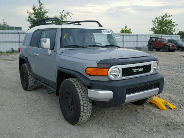 JTEBU4BF9EK175831 - 2014 TOYOTA FJ CRUISER GRAY photo 1