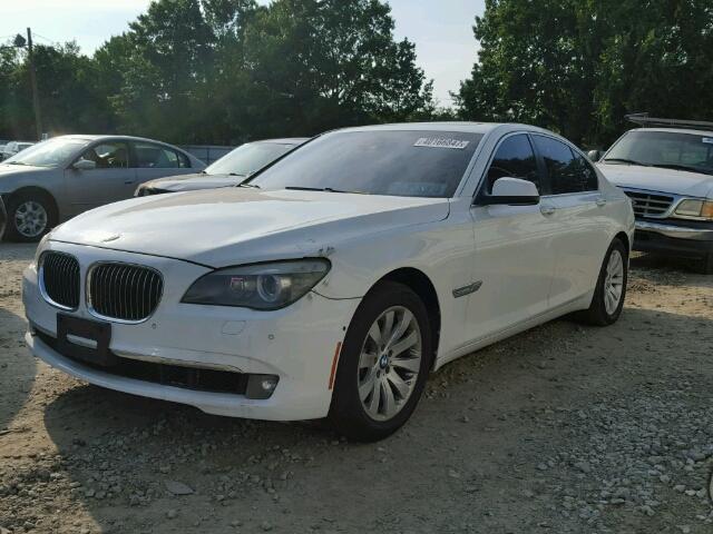 WBAKC6C50ACL67844 - 2010 BMW 750 I WHITE photo 2