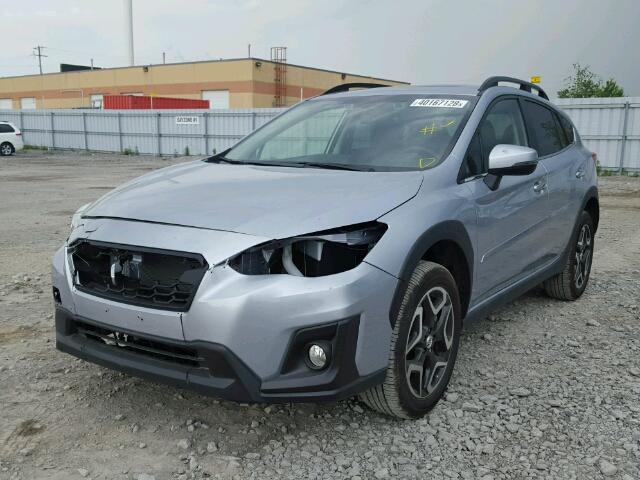 JF2GTAMC2JH235259 - 2018 SUBARU CROSSTREK SILVER photo 2