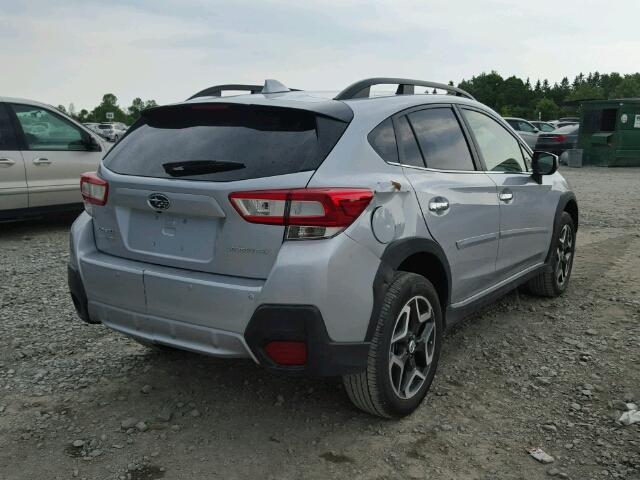 JF2GTAMC2JH235259 - 2018 SUBARU CROSSTREK SILVER photo 4