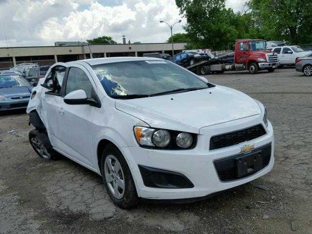 1G1JA5SH4F4173774 - 2015 CHEVROLET SONIC LS WHITE photo 1