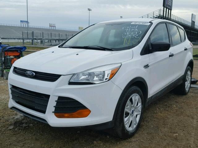 1FMCU0F70EUD31162 - 2014 FORD ESCAPE WHITE photo 2