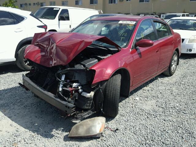 1N4AL11D76N409293 - 2006 NISSAN ALTIMA RED photo 2