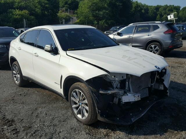 5UXKU2C33H0U29710 - 2017 BMW X6 XDRIVE3 WHITE photo 1
