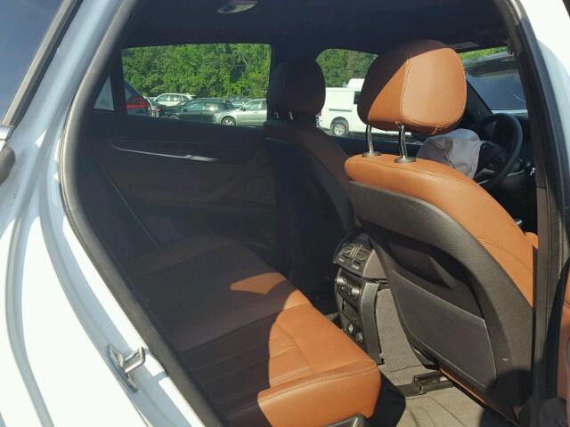 5UXKU2C33H0U29710 - 2017 BMW X6 XDRIVE3 WHITE photo 6