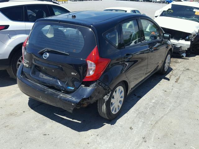 3N1CE2CP6FL434571 - 2015 NISSAN VERSA NOTE BLACK photo 4