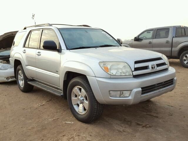 JTEZU14R240038213 - 2004 TOYOTA 4RUNNER SR SILVER photo 1