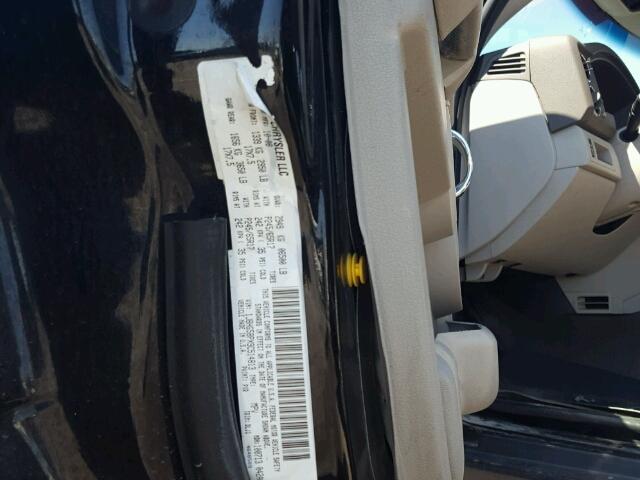 1J8HG58PX9C514813 - 2009 JEEP COMMANDER BLACK photo 10