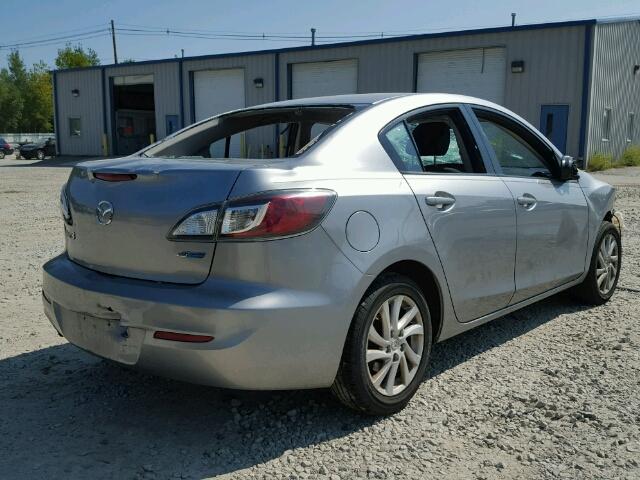 JM1BL1V75C1536713 - 2012 MAZDA 3 SILVER photo 4