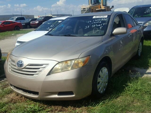 4T1BE46K59U858429 - 2009 TOYOTA CAMRY BEIGE photo 2