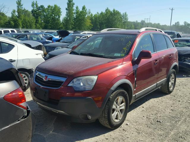 3GSCL33P58S542458 - 2008 SATURN VUE XE RED photo 2