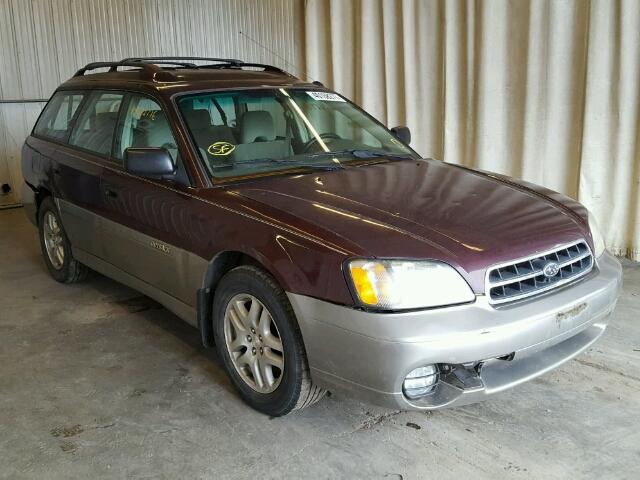 4S3BH6754Y6637679 - 2000 SUBARU LEGACY BURGUNDY photo 1