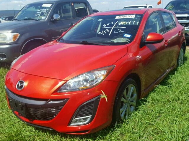 JM1BL1H58A1325674 - 2010 MAZDA 3 RED photo 2