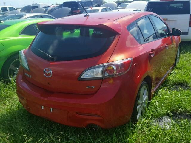 JM1BL1H58A1325674 - 2010 MAZDA 3 RED photo 4