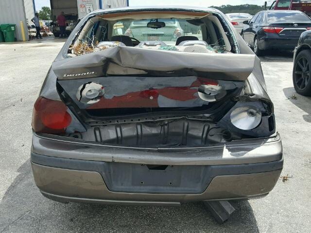 2G1WF55E639140731 - 2003 CHEVROLET IMPALA BROWN photo 9