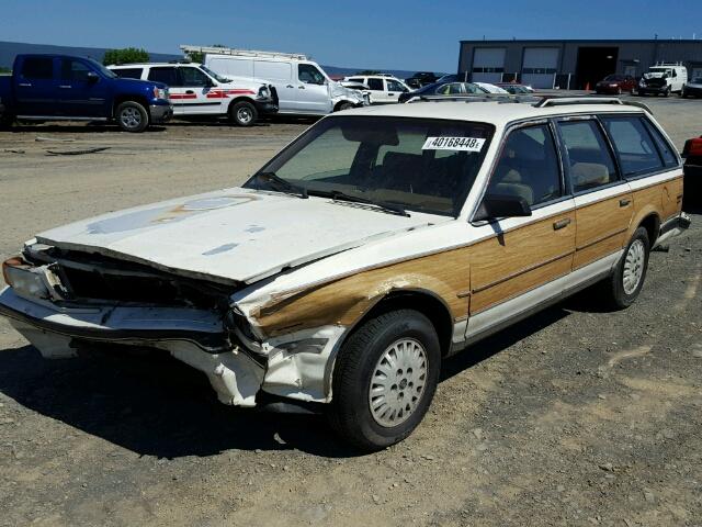 1G4AL81N6KG403068 - 1989 BUICK CENTURY ES WHITE photo 2