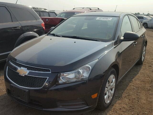 1G1PB5SH1D7106214 - 2013 CHEVROLET CRUZE LS BLACK photo 2