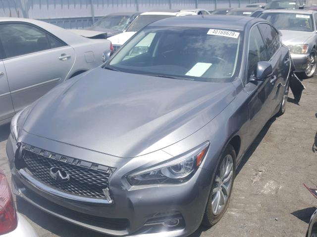 JN1EV7AP2GM305405 - 2016 INFINITI Q50 PREMIU GRAY photo 2