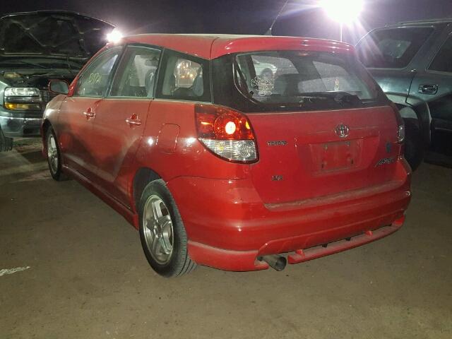 2T1KR32EX3C026852 - 2003 TOYOTA COROLLA MA RED photo 3