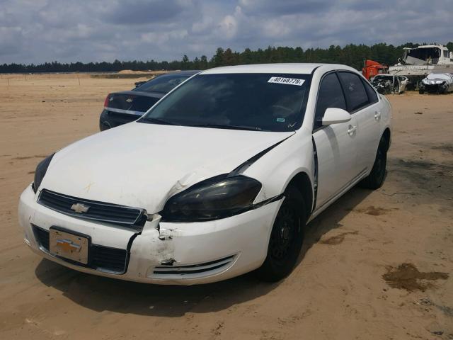 2G1WS553481320533 - 2008 CHEVROLET IMPALA POL WHITE photo 2