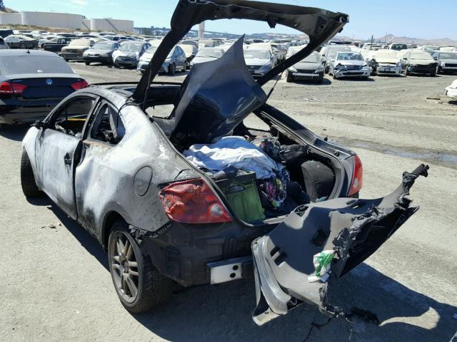 JTKDE167850038167 - 2005 TOYOTA SCION TC 烧焦的 照片 3