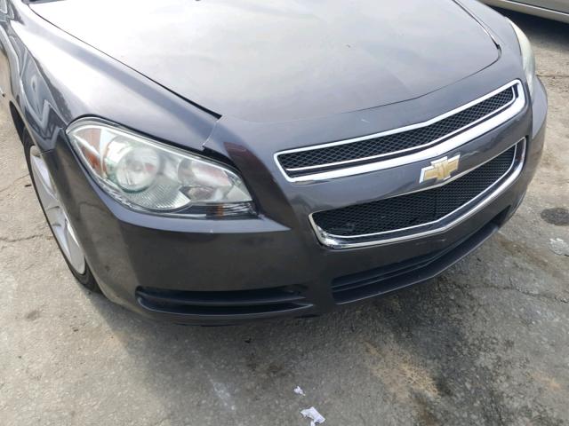 1G1ZB5EB2AF292072 - 2010 CHEVROLET MALIBU LS ნაცრისფერი ფოტო 9