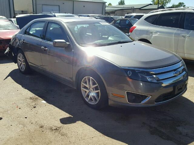 3FAHP0JA0AR253946 - 2010 FORD FUSION GRAY photo 1