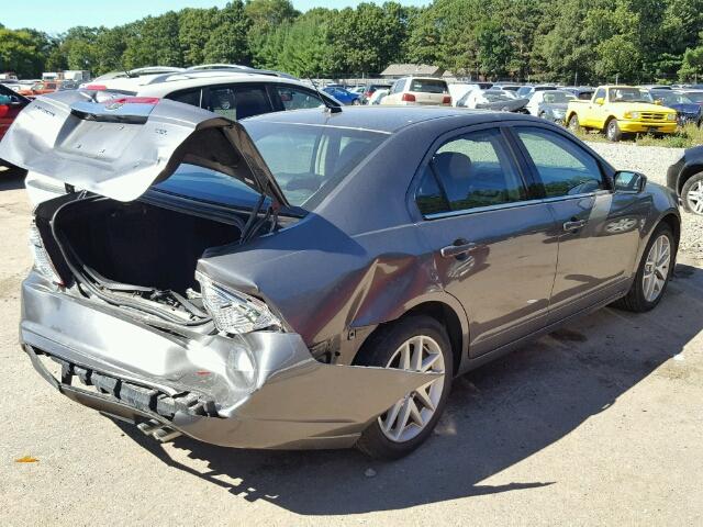 3FAHP0JA0AR253946 - 2010 FORD FUSION GRAY photo 4