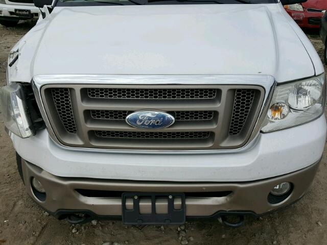 1FTPW14V26KE02253 - 2006 FORD F150 WHITE photo 7