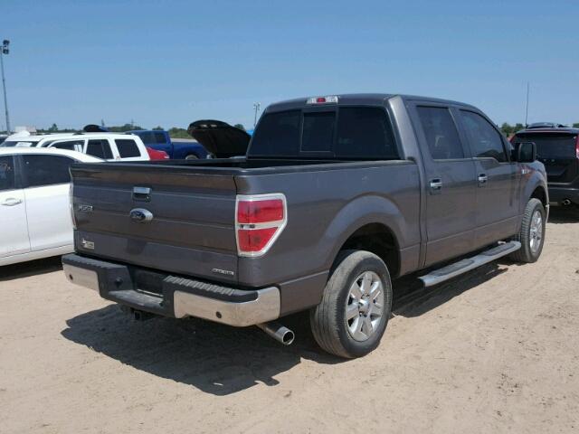 1FTFW1CF2EKD04182 - 2014 FORD F150 GRAY photo 4