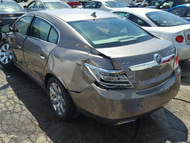 1G4GD5E33CF223083 - 2012 BUICK LACROSSE P BROWN photo 3