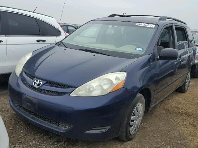 5TDZA23C36S451287 - 2006 TOYOTA SIENNA CE BLUE photo 2