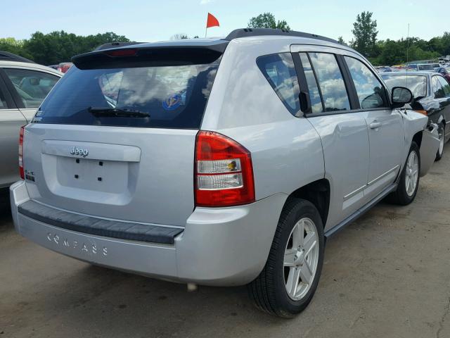 1J4NF4FB7AD537716 - 2010 JEEP COMPASS SP SILVER photo 4