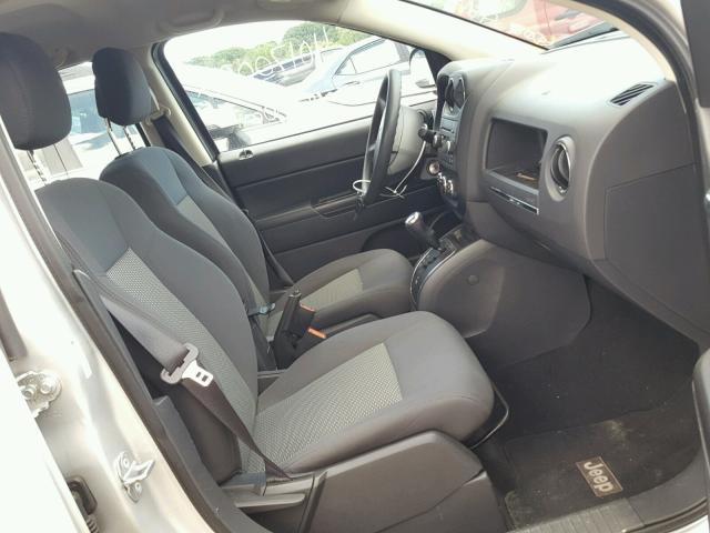 1J4NF4FB7AD537716 - 2010 JEEP COMPASS SP SILVER photo 5