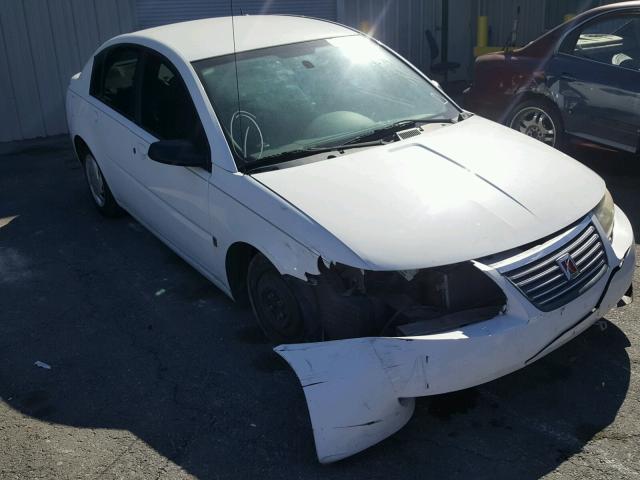 1G8AJ55F17Z210344 - 2007 SATURN ION LEVEL WHITE photo 1