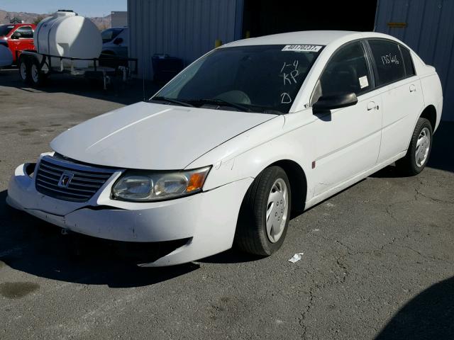 1G8AJ55F17Z210344 - 2007 SATURN ION LEVEL WHITE photo 2