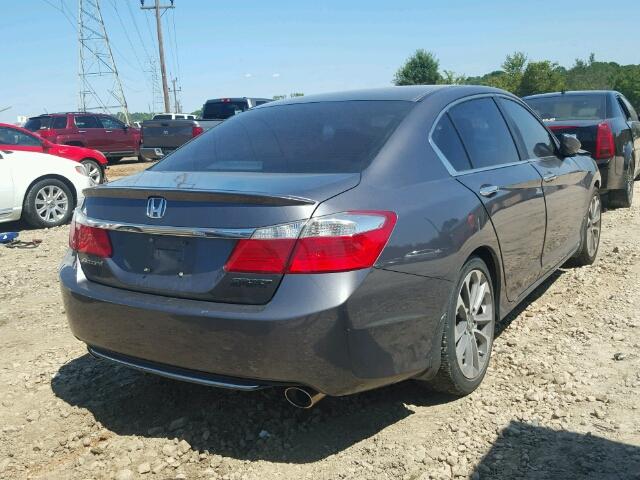 1HGCR2F51DA026349 - 2013 HONDA ACCORD SPO GRAY photo 4