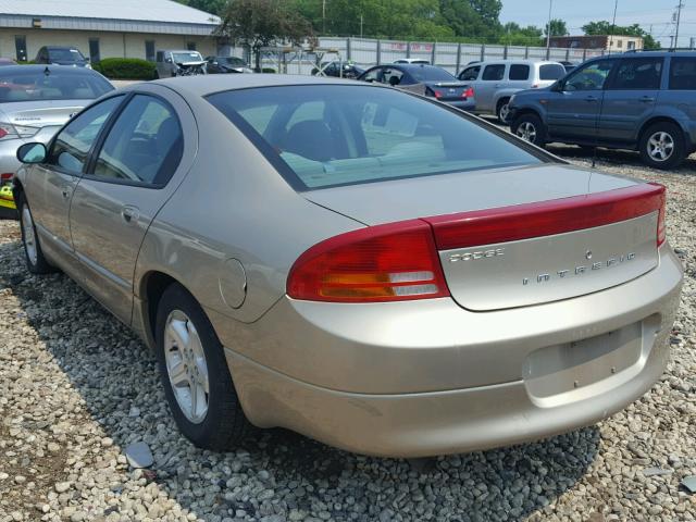 2B3HD46R64H630063 - 2004 DODGE INTREPID S TAN photo 3